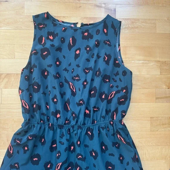 SHEIN Dark Green Animal Print Maxi Dress - Picture 3 of 5